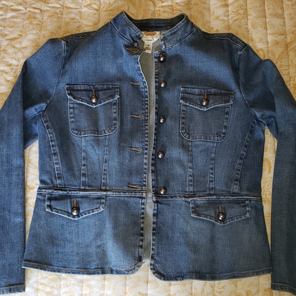Talbots short length denim jacket